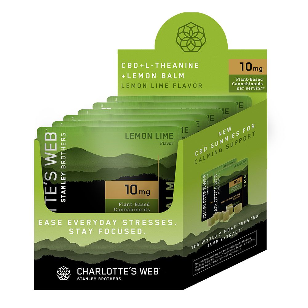 Charlotte's web CBD gummies pouch - Calm - Saratoga Botanicals, LLC