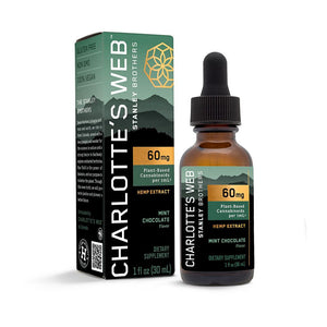 Charlotte's Web CBD Oil 60mg - Mint Chocolate - Saratoga Botanicals, LLC