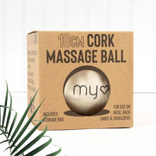 Load image into Gallery viewer, Cork Massage Ball 10cm - Saratoga Botanicals, LLC
