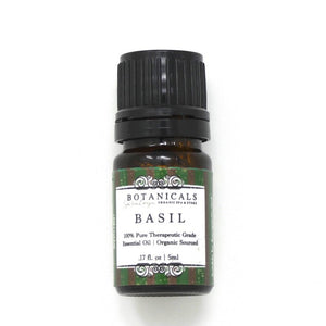 Essential Oil: Basil - Organic - Saratoga Botanicals, LLC