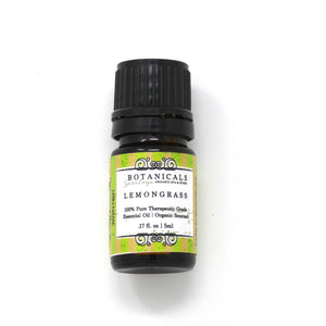 Essential Oil: Lemongrass - Organic (5ml) - Saratoga Botanicals, LLC