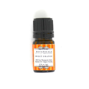 Essential Oil: Sweet Orange - Organic (5ml) - Saratoga Botanicals, LLC