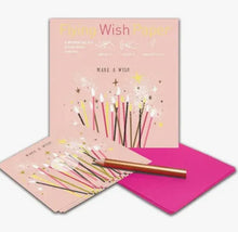 Load image into Gallery viewer, Flying Wish Paper - 15 wishes kit (Birthday) - Saratoga Botanicals, LLC
