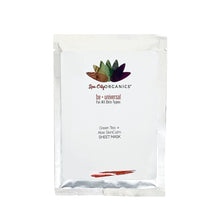 Load image into Gallery viewer, Green Tea + Aloe SkinCalm Sheet Mask - Saratoga Botanicals, LLC
