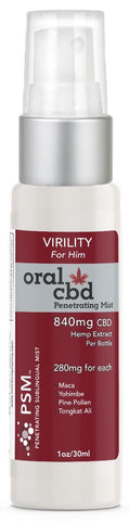 Herbal Tech Oral CBD Spray - Virility For Him