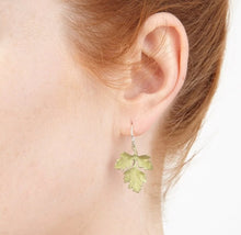 Load image into Gallery viewer, Petite Herb - Parsley Wire Earring - Saratoga Botanicals, LLC
