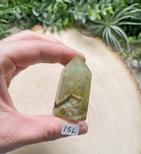 Load image into Gallery viewer, Prehnite Tower- Copper Ashes - Saratoga Botanicals, LLC
