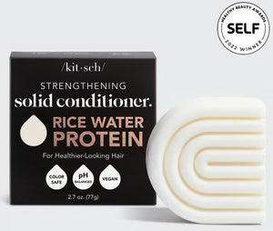 Rice Water Protein Conditioner Bar for Hair Growth - Saratoga Botanicals, LLC