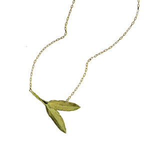 Sage Pendant Necklace - Petite Herb - Saratoga Botanicals, LLC