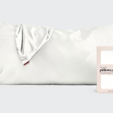 Satin King Pillowcase -Ivory
