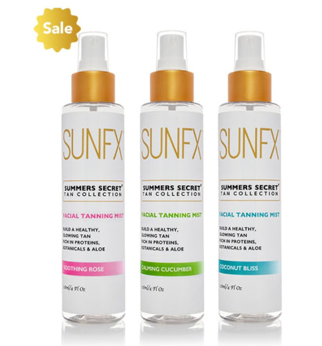 Sunfx Summers Secret Facial Tanning Mist (Self Tanner) - Saratoga Botanicals, LLC